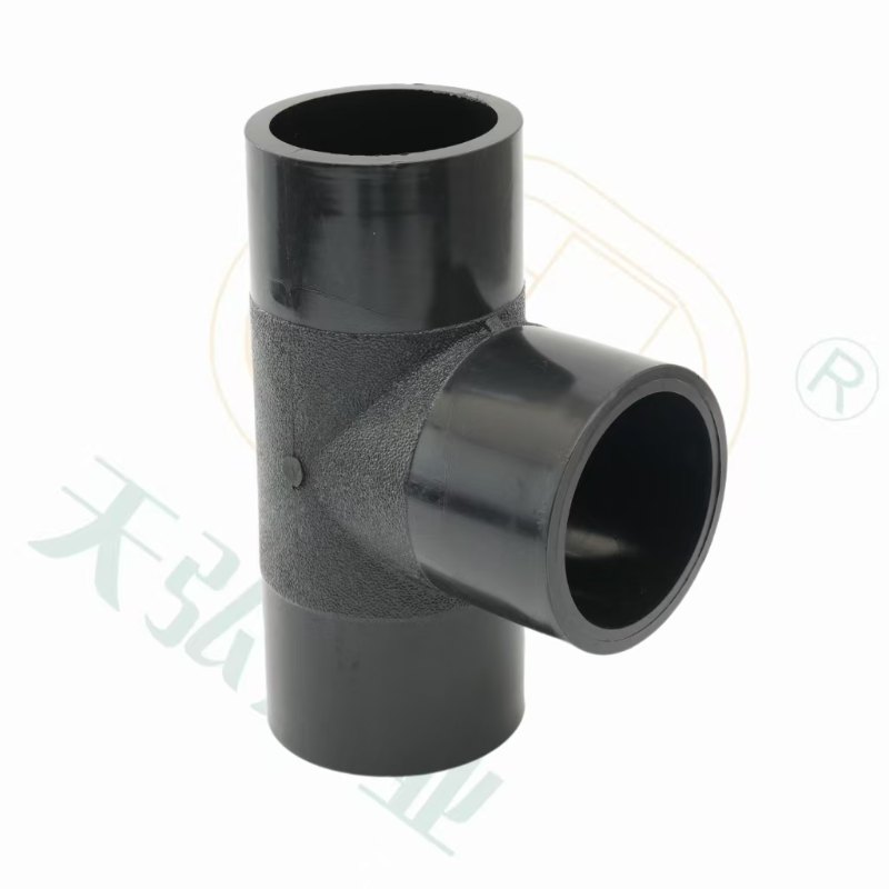 Прочный тройник HDPE равного диаметра 63-630 мм для дождевой воды