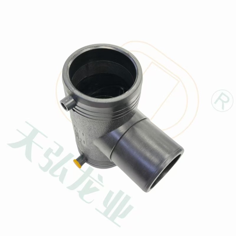 Равный тройник для электросварной стыковой сварки HDPE100 для водоснабжения HDPE100
