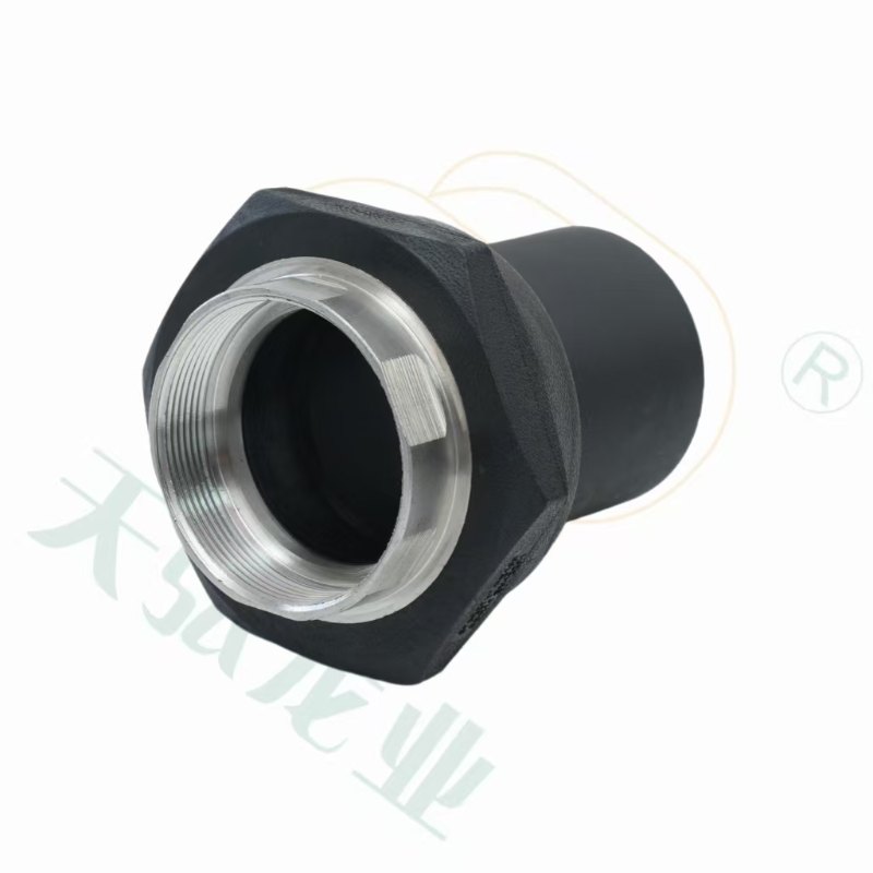 Муфта с внутренней резьбой HDPE для водоснабжения с внутренней частью из нержавеющей стали Pn16 SDR11